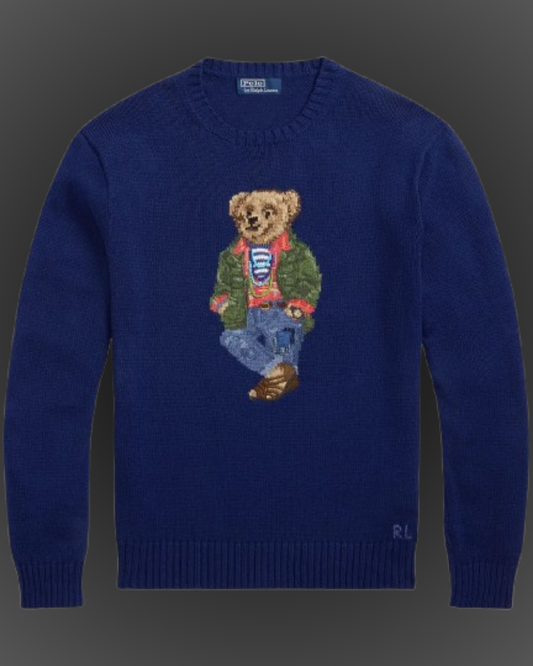 Súeter Polo Bear - Azul