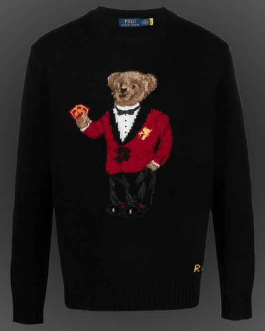 Suéter Polo Bear - Preto